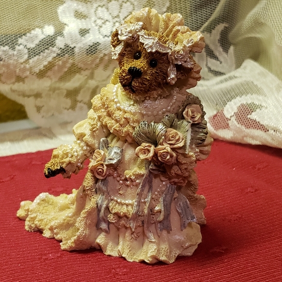 Vtg 1999 Boyd's Bear-Stone Figurine "The Bride" - Picture 3 of 9